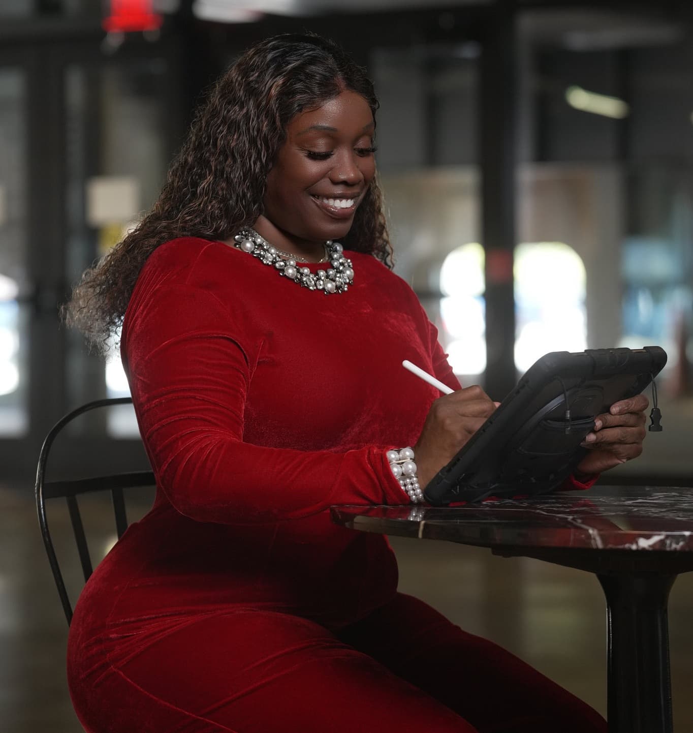 Bree Charles hero background